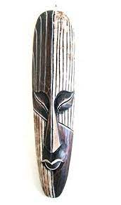 African Mask Wall Hanging Decor Luck