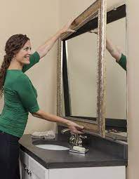 Home Remodeling Mirror Frame Diy