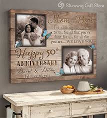 50th wedding anniversary gift for