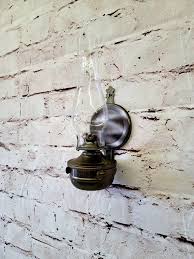 Antique Style Kerosene Wall Light