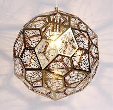 Buy A Globe Of Pentagons Unique Geometric Metal Mesh Artistic Pendant Light At Lifeix Design For Only 404 39
