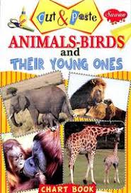 Buy Animals Birds Their Young Ones Chart Book Cut