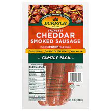eckrich smoked sausage cheddar