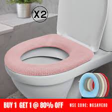 Toilet Seat Cover Warm Soft X2 Padded