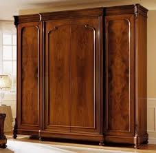 4 doors teak wood wooden wardrobe with