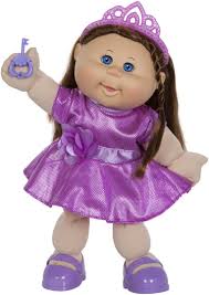 My nightmares are becoming real: Amazon Com Cabbage Patch Kids 14 Kids Brunette Hair Blue Eye Girl Doll In Glitz Fashion Model Number 99403 Toys Games