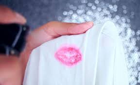 remove lipstick stains from silk clothing