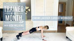 this cardio ladder workout takes only