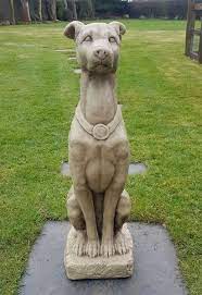 Greyhound 90cm Stone Garden Statue
