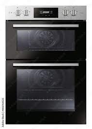 Built In Double Gas Wall Oven Isolated