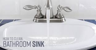how to clean bathroom sink simple green