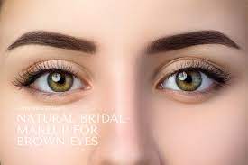 natural bridal makeup for brown eyes