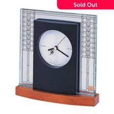 In 1911 bulova began making desk clocks, and pocket watches. Glasner House By Bulova 6 25 Frank Lloyd Wright Collection Desk Clock Shophq