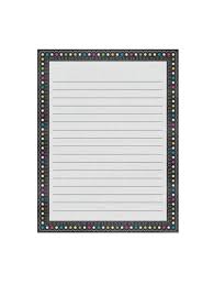 chalkboard brights lined poster