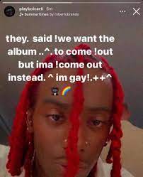 Since it's officially pride month, throwback to carti coming out the closet  pre-WLR rollout ! : r/playboicarti