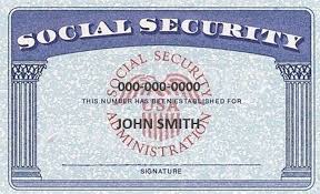 create social security card template