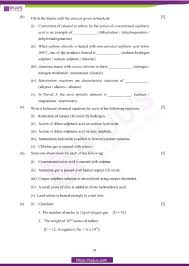 icse cl 10 chemistry question paper