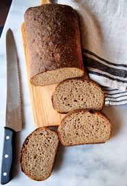 dark rye bread with sourdough discard