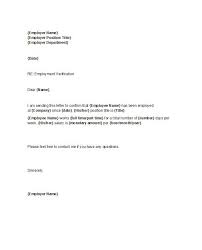 Proof Of Employment Letter 25 Employment Letter Sample