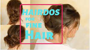This classic updo is the most reliable hairstyle for all of your holiday parties, formal events, and fancy affairs. Easy Hairstyles For Women With Fine And Thin Hair Youtube
