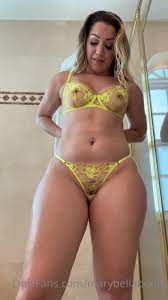 Mary Bellavita - Nude Yellow Lingerie Haul Onlyfans - Thothub