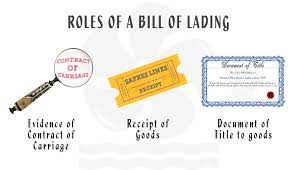 clification of bill of lading