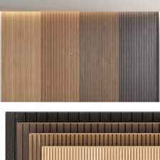 3d Model Wood Wall Panels Turbosquid