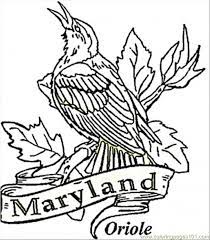 Cut out both the front and back. Oriole Of Maryland Coloring Page For Kids Free Usa Printable Coloring Pages Online For Kids Coloringpages101 Com Coloring Pages For Kids