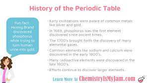 trends on the periodic table