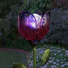Exhart Solar Flower 2 98 Ft Purple