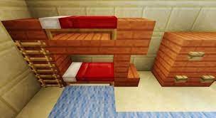 minecraft bunkbed design for a