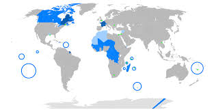 Resultado de imagen de paises donde se habla francÃ©s