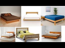 modern wood frame bed ideas you