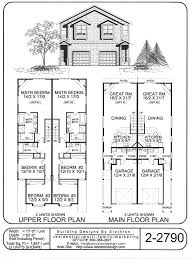 Duplex House Floor Home Building Plans