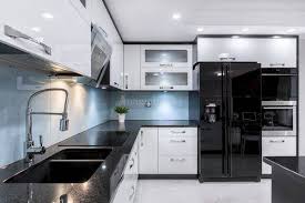 Black granite has a rich beauty that couple of other countertop materials can coordinate. 15 Kitchen Black Granite Design Ideas For Your Home