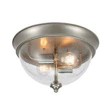 See your favorite flushmount ceiling lights and kitchen ceiling lights discounted & on sale. Hampton Bay 2 Light Brushed Nickel 13 In Flush Mount Ceiling Light 21093 001 The Home Depot