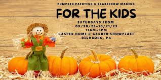 Pumpkin Painting And Scarecrow Making