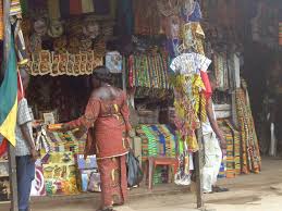 Resource constraints have left 500,000 children out of school. Craft Markets In Accra Ghana Ghana West Africa Volta Region