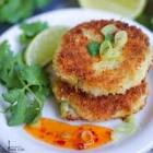 asian inspired coconut crab cakes