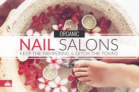 organic nail salons keep the pering