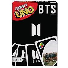Use bonus cards to force your opponents to pick up to 4 cards or skip their. Uno Giant Bts Card Game With 108 Cards Ages 7 Years And Older Walmart Com Walmart Com
