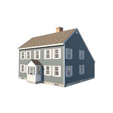 Traditional Saltbox House Plans Two