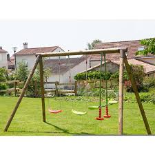 Pacco Wooden Swing Set