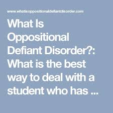 Oppositional Defiant Disorder Counseling Strategies PsycNET