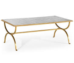 Luxe Coffee Table Hourglass In Eglomise