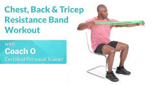 tricep workout with resistance band
