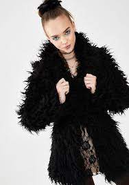 Delia S Shaggy Faux Fur Coat Shaggy