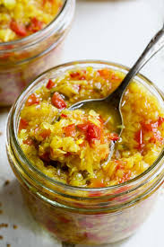 r and hot pepper relish from a