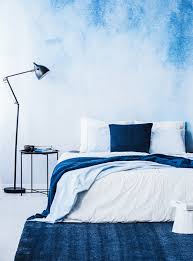 how to decorate a room with blue carpet