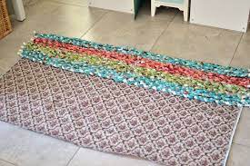 how to sew a diy braided rag rug